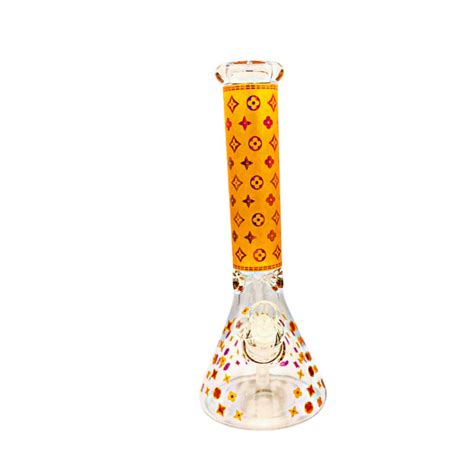 diamond glass Louis Vuitton bong